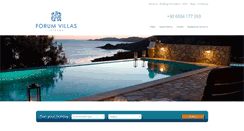 Desktop Screenshot of forumvillas.com